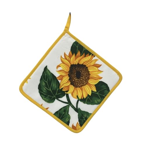 BOTTARO Presina Quadrata A Fantasia In Panama Di Cotone Mercerizzato 100% (GIRASOLI)