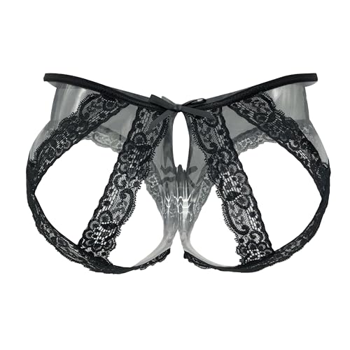 Women’s lace briefs sexy panties with cage back4