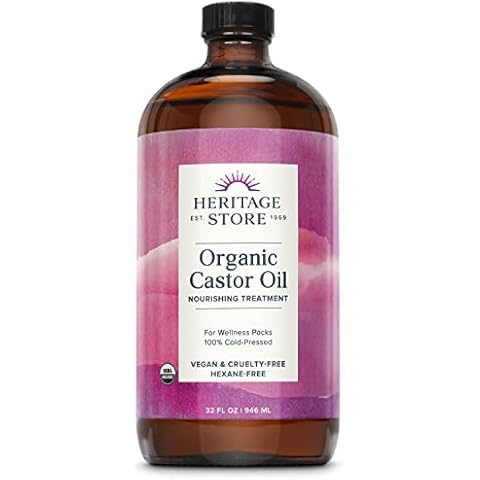HERITAGE STORE Organic Castor Oil Cover