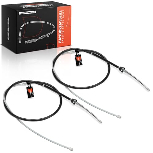 Frankberg 2x Câbles de frein à main Arrière Frein à tambour Compatible avec Ibiza IV Ibiza IV ST Fabia III Fabia III Break Polo Polo Fourgon Remplacer# 6R0609721B