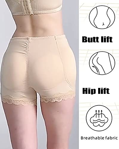 Butt Pads For Bigger Butt Enhancer Lifter Hip And Butt Padded Shapewear Hip Pads Padded Underwear Booty Shaper For Women (Nude, Large) #TOP1