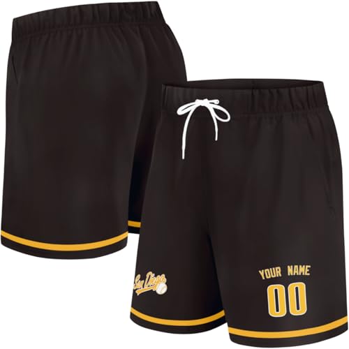 Image of ANTKING Swim Trunks Custom Name Number Beach Shorts for Men Youth Gifts