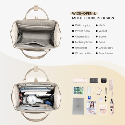Mochila LOVEVOOK para portátil 15.6 pulgadas para mujer miniatura 2
