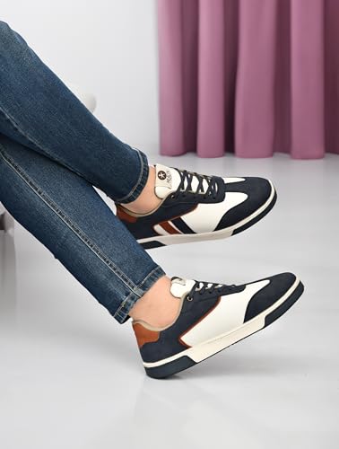 Image of HEALTH FIT Softest Cushioned Sneakers Supreme Comfort Fashion Sneakers for Men's Low Top Sneakers Sophisticated Style Versatile Design 149