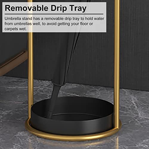 Parapluie portable avec bac à eau intégré pour un séchage propre - 5