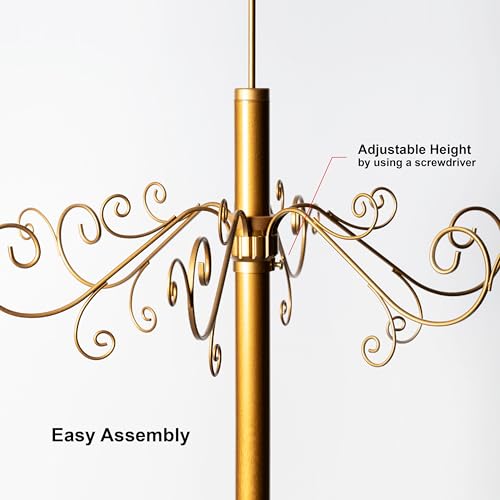 image for HOHIYA 6.5 Ft Wrought Iron Ornament Display Stand Christmas Tree Alter