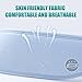 TLINNA Head Massager,Scalp Massager,Relief Headaches,Fatigue,Stress,Sleep aid,Hangover with Airbag Kneading,Constant Temperature Hot Compress for Head 100% Natural Sleep (Sky Blue)