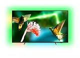Android TV 11 (R) mit Google Assistant (works with Alexa): Netflix, DAZN, YouTube, Amazon Prime Video, Disney+, Spotify, Apple TV, YouTube Music, Mediatheken, 16 GB Speicherkapazität (Flash), Fernbedienung mit Mikrofon und Tastenbeleuchtung, HbbTV, Pause-TV, USB-Aufnahme