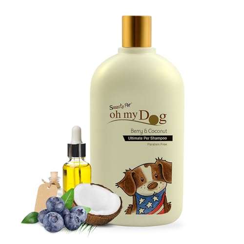 Image of Foodie Puppies Oh My Dog Berry & Coconut Shampoo for Dogs and Puppies - 500ml | Paraben & Cruelty-Free Ultimate Pet Shampoo | Maintain Fur Moistured and Hydrated | Suitable for All Breeds and Sizes