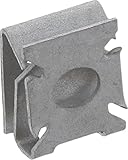 Ép.tôle : 2 à 3mm Clip Écrou à Pincer pour Véhicules Volkswagen, Carter d\'Aile/Pare-Boue, 2 à 3mm Épaisseur Tôle, 16.5mm x 11mm, Lot de 20