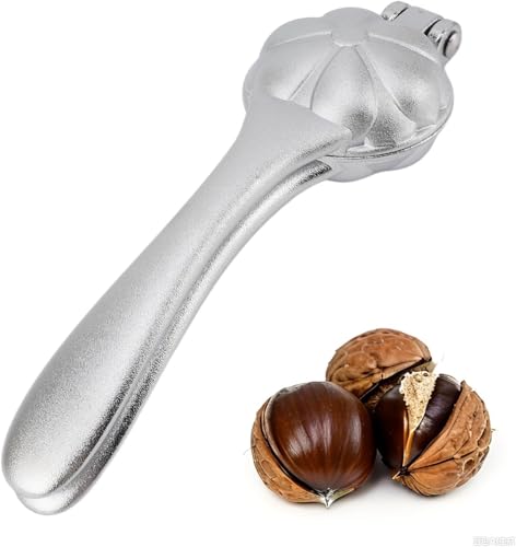 1PC Nutcrackers Chestnut Opener Peeler,Stainless Steel Chestnut Opener, Chestnuts Cracker with Nonslip Handle, Portable Multifunctional Chestnuts Tongs Kitchen Tool,for Walnuts Chestnutss