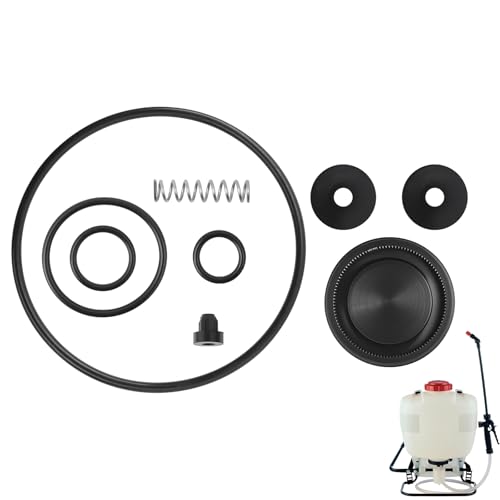 0610407-K Piston Sprayer Pump Repair Kit for Solo 425 425D 425LC 435 and 473-P Backpack Sprayers Complete Diaphragm Repair Kit with O-Rings Viton Collar & Valve Plates