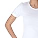 Next Level Apparel Womens NLA Fitted Cotton/Poly Blend Crew Neck CVC Tee, Classic White, X-Large