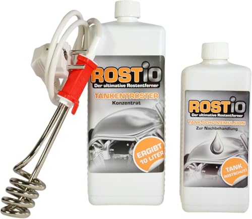 Rostio Set de emulsión protectora para depósito de 1 litro Plus de 500 ml