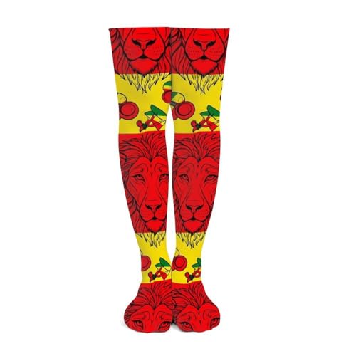 Elastic Thigh High Socks Compression For Teens Party Holiday Decoration3