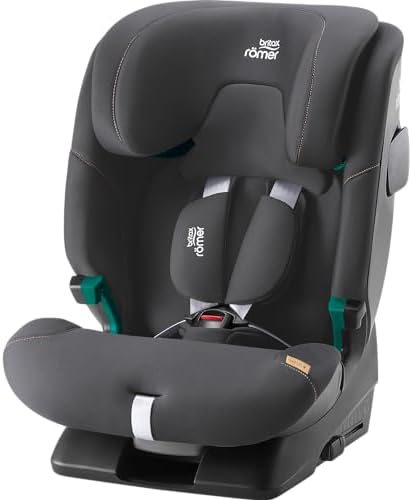 BRITAX RÖMER Kindersitz ADVANSAFIX 2 Z-LINE, für Kinder von 76-150 cm (i-Size) mit und ohne ISOFIX, 15 Monate bis 12 Jahre, Midnight Grey