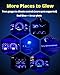 WLJH 74 Led Bulb Dash Lights Mini T5 2721 27 37 286 Wedge PC74 Twist Socket Automotive Instrument Panel Gauge Light Kits Cluster Shift Indicator Interior Bulbs 12V Blue Pack of 20