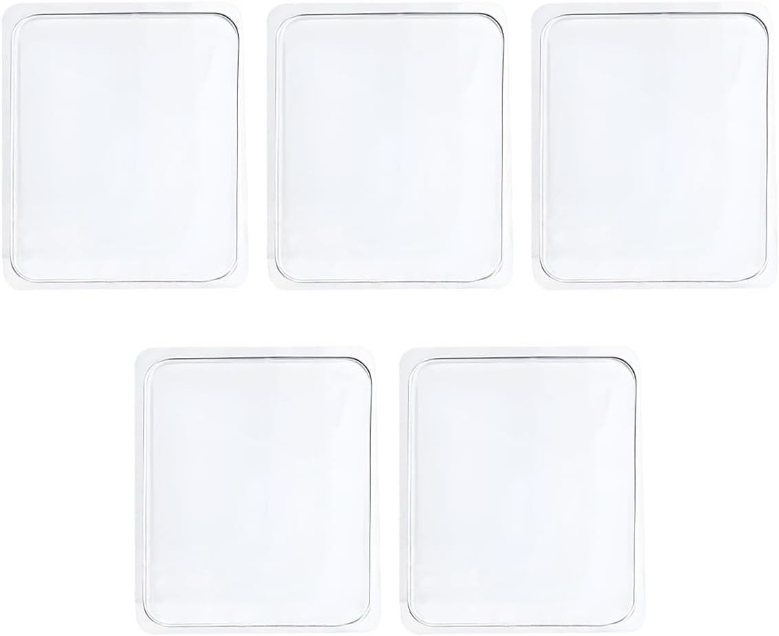 Sticky Gel Pads, Double Sided Adhesive Pads, Removable Traceless Gripping Pad, Washable Reusable Transparent Anti Slip Pad for Car Dashboard Office Home DIY Craft (10PCS)