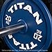 Titan Fitness 20 KG Olympic Calibrated Steel Powerlifting Plate, Machine Precision Steel Discs, Sold Individually