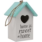 Trenton Gifts Hand Painted Bird House Key Keeper, Hide a Key Bird House