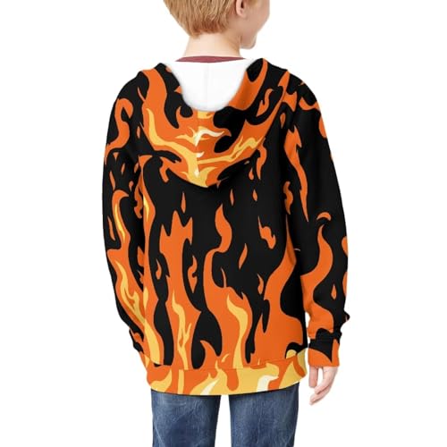 Image of Biyejit Kids Novelty 3D Graphic Printed Hooded Sweatshirt
