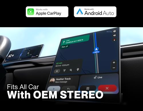 Image of Pixxo Air 2-in-1 Wireless CarPlay Adapter, Android Auto and Apple CarPlay Dongle,WiFi 6 & Bluetooth 5.4, Only for Cars with OEM Installed Wired Android Auto /CarPlay, 1-Year Warranty