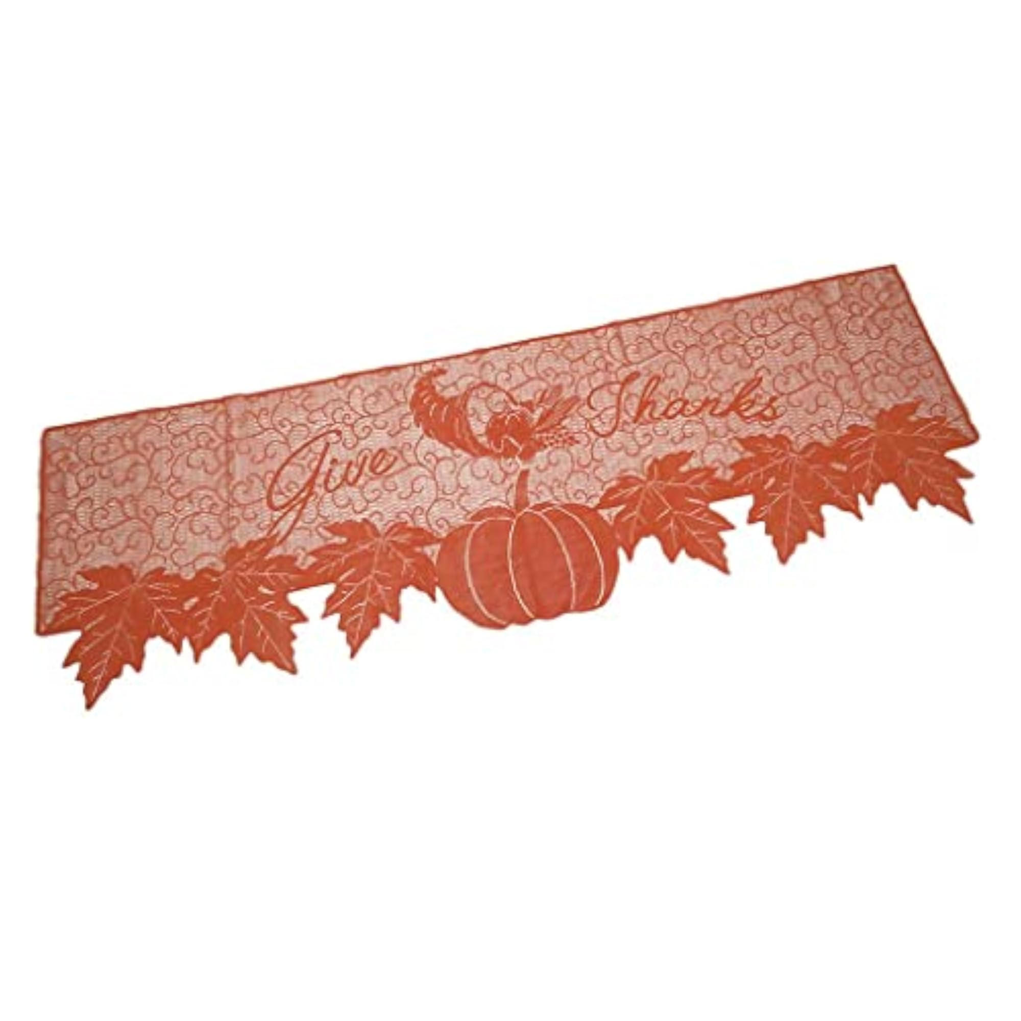 LR Decor Lace Fireplace Cloth Runner Mantle Scarf