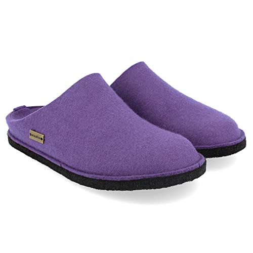 Chausson femme HAFLINGER Flair Soft en laine feutrée confortable