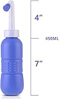 Vista 2 de Botella de bidé portátil para viajes, cuidado de higiene personal, bidé manual (11 pulgadas)