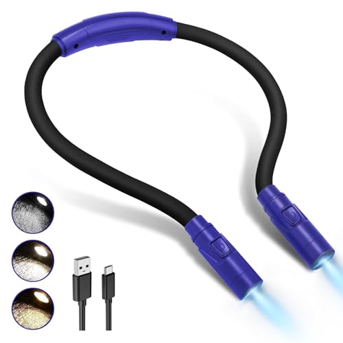 Lampe de lecture LED anti fatigue oculaire LUXJET rechargeable pour lecture nocturne