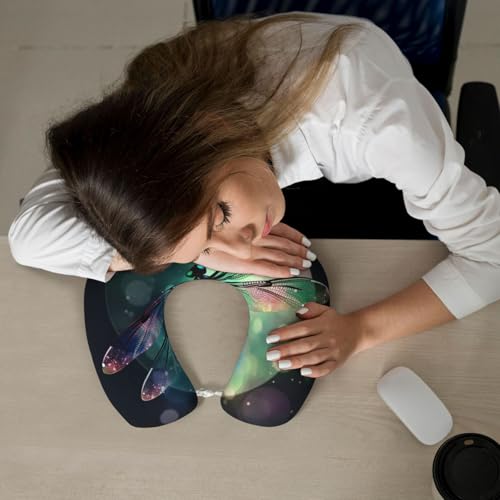 Almohada de espuma viscoelástica tamaño mediano para viaje miniatura 7
