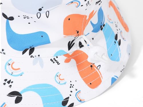 Baby Sun Hat Baby Bucket Hat Toddler Summer Hats UPF 50+ Protective Bucket hat Kids Beach Hats for Baby Boy Girl3