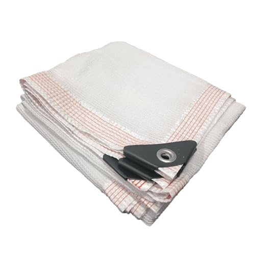 Garden Shade Cloth 90% Shading Cover 3.3X32.8FT 9.9X29.5FT 19.7X65.6FT 39.4X39.4FT White Sun Shade Net for Greenhouse, Plant, Chicken Coop, Pergola, Canopy (Size : 23x23ft)