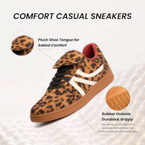 Rosella Carlie Sneakers for Women - Comfortable Casual Walking Tennis Shoes Non-Slip Shoes for Women - Lace-Up Fashion Sneakers Trendy Women's Footwear3
