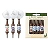 Putt Light Beer Bottle Golf Tees, Virtually Unbreakable and Recyclable Plastic Golf Tee 6 Pack, Golf Gift for Men, Bachelor Party Novelty Gift, for Golfers,3-1/4″ Tall