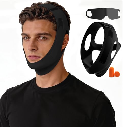 ChromaBloom Chin Strap for Sleeping, CPAP Jaw Support to Help