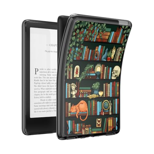 Image of PopSockets Kindle Paperwhite 12th Gen MagSafe Case- Storied Shelves