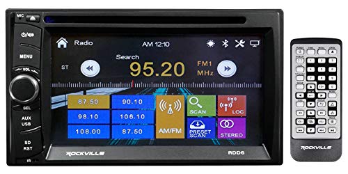 Rockville 6.1" Car DVD/iPhone/Pandora/Spotify/Bluetooth/USB Player Receiver (RDD6)