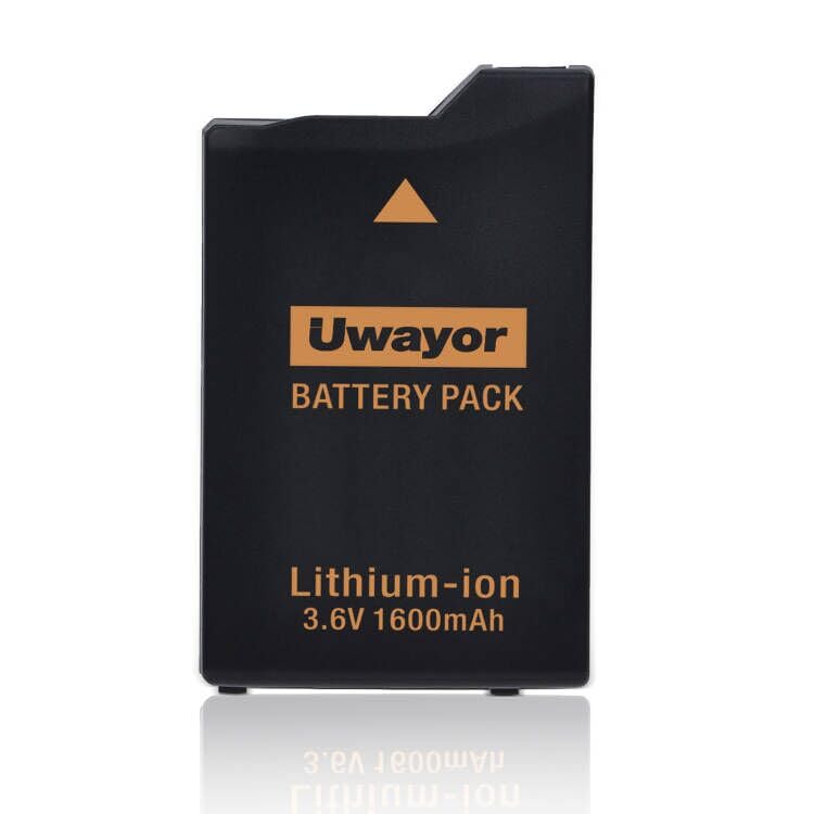Uwayor Batería 1600Amh para PSP 3000/2000 PSP-3000, PSP-3001, PSP-3001, PSP-3000, PSP-3001, PSP-3002, PSP-3004, PSP Slim Console