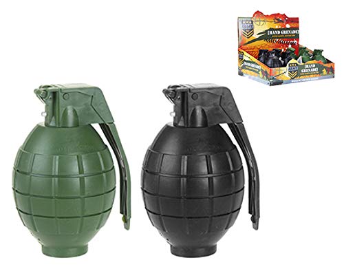 PMS Bomba Giocattolo con LUCI e Suoni - Plastica, Nero o Verde, 9.5 x 7 x 6 cm, Adatto a Tutte le Età
