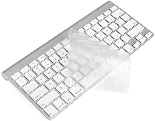 OJOS Ultra Thin TPU Keyboard Skin for Apple Compact Keyboard USB Wired (MB869LL/A) & Apple Wireless Keyboard with Bluetooth (A1314) Accessories Keyboard Protector Cover (Clear) (B08JJ2T487) Amazon Price History, Amazon Price Tracker
