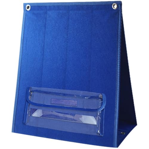 Gestion en classe simplifiée avec le grand tableau en feutre suspendu bleu pour enfants