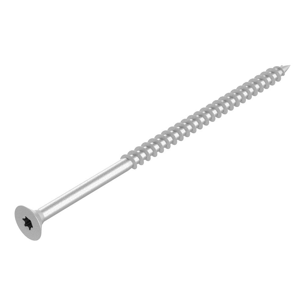 Tornillo SECCARO para aglomerado 5 x 120 mm, acero galvanizado, tornillo para madera con rosca parcial, TX / hexalobular, 50 piezas