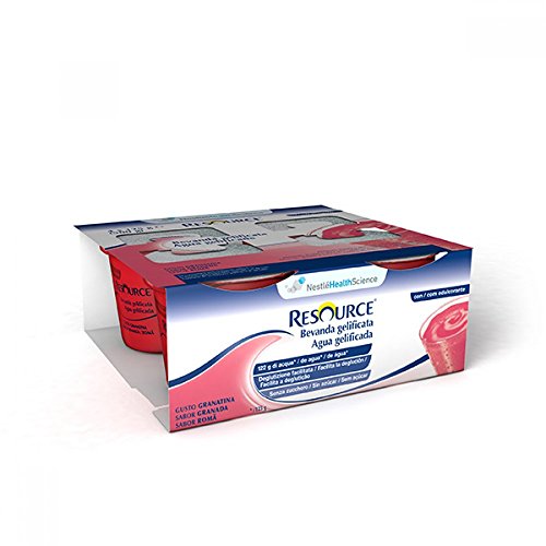 Meritene Resource Aqua+ Gelificada granada 4Tarrinas 1 Unidad 100 G