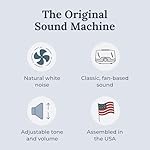 Yogasleep Dohm Classic (White) The Original White Noise Sound Machine, Soothing Natural Sounds from a Real Fan, Sleep Therapy for Adults & Baby, Noise Cancelling for Office Privacy & Meditation - Image 2