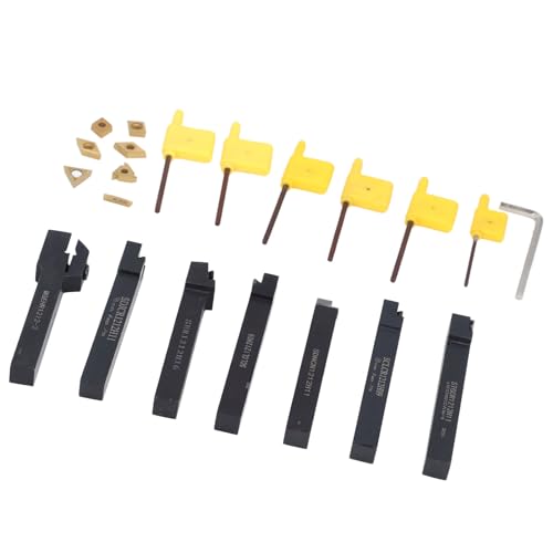 Kit de herramientas para torno indexable 7 piezas miniatura 4