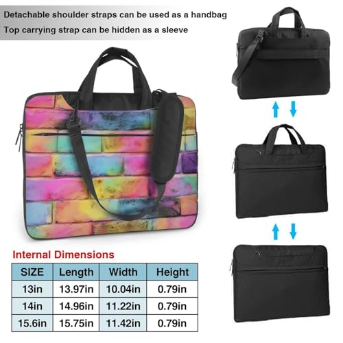 Bolso para portátil 13 pulgadas con diseño tie dye miniatura 4