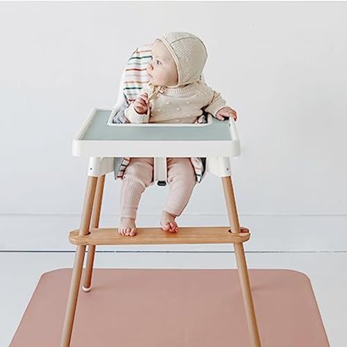 Image of Bamboo Style Highchair Adhesive Strips, 4 Pcs, Compatible with IKEA Antilop Highchair, Coconut Wood Pattern