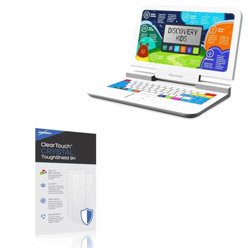 BoxWave Screen Protector Compatible with Discovery Kids Teach & Talk Laptop - ClearTouch Crystal ToughShield 9H (2-Pack), Clear 9H Tough Flexible Film...