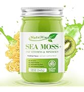 NutriVigor Sea Moss Gel, (12 OZ) Organic Sea Moss Advanced-Immune and Digestive Support, Wildcraf...